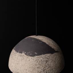 Handmade Ceramic Dome Pendant Light Wabi Sabi Chandelier - thumbnail 3