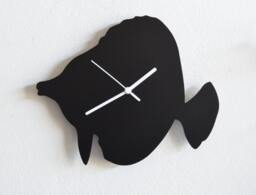 Coral Fish Silhouette - Wall Clock - thumbnail 1
