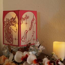Unicorn Gift, Party Decorations, Birthday Tableware, Paper Lantern, Fantasy Centerpiece, Luminary, Diy - thumbnail 4