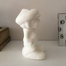 Ceramic Boy, Ready To Paint, Coin Bank, Piggy Banks, Home Decoration, Birthday Gift, Boy Cashbox, Crafts Unpainted Ceramics, Art - thumbnail 3