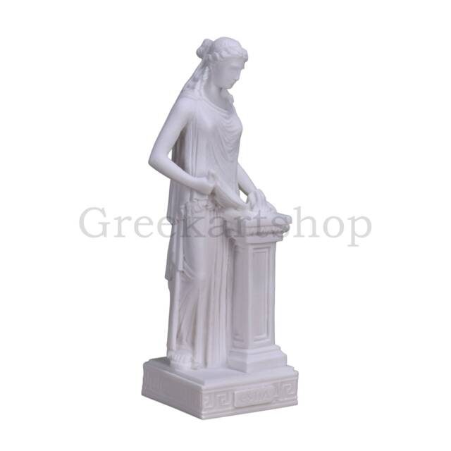 Hestia Vesta Statue Greek Roman Goddess Of Home Family Sculpture Figure 10.24In - 26 cm - image 1