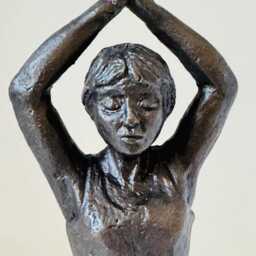 Yoga Figure - The Tree Bronze Sculpture - thumbnail 2