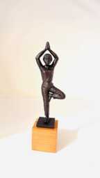 Yoga Figure - The Tree Bronze Sculpture - thumbnail 1