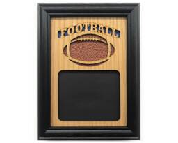 Football Picture Frame - 5x7 Holds 3x4 Photo- Decor, Player Gift For Parents Coach, Award