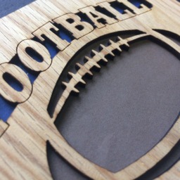 Football Picture Frame - 5x7 Holds 3x4 Photo- Decor, Player Gift For Parents Coach, Award - thumbnail 4