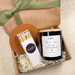 Will You Be My Godmother Candle - Auntie Proposal Gift Ask Personalised - thumbnail 4