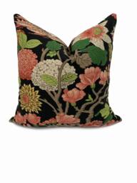 G.p & J Baker Magnolia Ebony Linen Double Sided Cushion Cover Pillow - thumbnail 1
