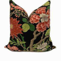 G.p & J Baker Magnolia Ebony Linen Double Sided Cushion Cover Pillow - thumbnail 2