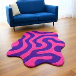 Living Room Carpet Bathroom Abstract Colorful Various Colors Bedside Rug Soft Hallway Mat Personalized Gift Carpets Handmade - thumbnail 2