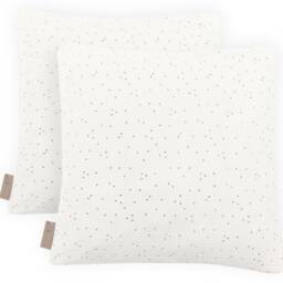 Kraftkids Muslin Pillowcase With Gold Dots On White - thumbnail 2