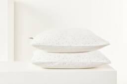 Kraftkids Muslin Pillowcase With Gold Dots On White