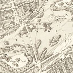 Old London Map Print 1877 Stratford, Victoria Park, Hackney Wick - Exceptional Quality 230Gsm Framed Unframed Free Standard Delivery - thumbnail 3