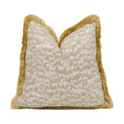 Schumacher - Fauna Fawn Plush Fringed Deer Cushion Cover Handmade Throw Pillow Designer Home D??cor - thumbnail 1
