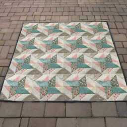 Radiant Galaxy Quilt Pattern - Starburst Patchwork Throw - Digital PDF Download - thumbnail 4