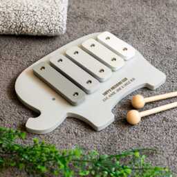 Personalised Wooden Elephant Xylophone Musical Toy, Birthday Gift - Lc1011 - thumbnail 2