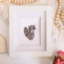 Racoon Nursery Decor, Jungle Theme Nursery, Wall Art, Boy Safari - thumbnail 2