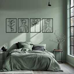 Minimalist Metal Hands Wall Art, Romantic Couple Line Art Decor, Unique Birthday Gift - thumbnail 3