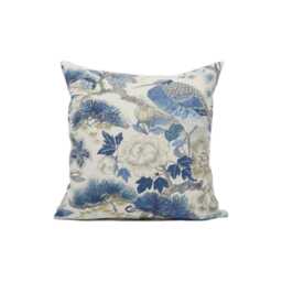 Scalamandre - Shenyang Porcelain Timeless Traditional Chinoiserie Designer Cushion Cover Handmade Throw Pillow Luxury Home D??cor - thumbnail 2