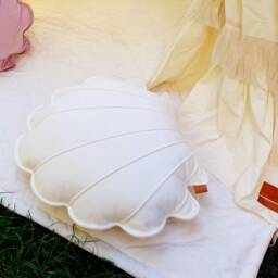 Velvet Starfish & Seashell Pillow Set Coastal Nursery Decor - thumbnail 3