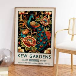 William Morris Print, Kew Gardens London Poster, Vintage Wall Art, Floral A1/A2/A3/A4 - thumbnail 3
