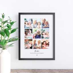 Personalised Bereavement Photo Frame, Sympathy Collage Print For Remembrance, Memorial Tribute Loss Of A Loved One, in Loving Memory - thumbnail 2