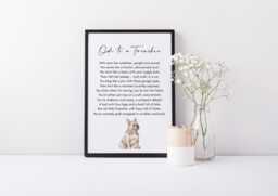 Funny French Bulldog Poem Print Personalised Pet Wall Art - thumbnail 1