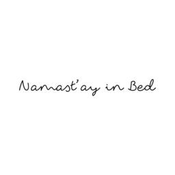 Namast'ay in Bed Quote Wall Decal - Kids Room Decor - thumbnail 3