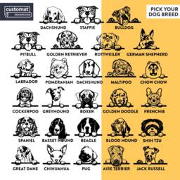 Bestseller Housewarming Dog Doormat - Choose Your Own Custom Breed Welcome For Lovers Mat Gift - thumbnail 2