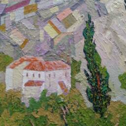 Greek Landscape With A Castle - thumbnail 2