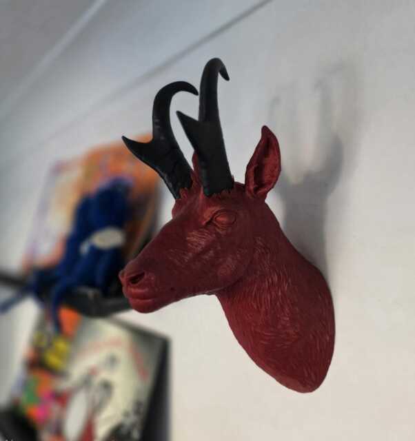 Pronghorn Wall Art - Animal Mount- 3D Printed - image 1