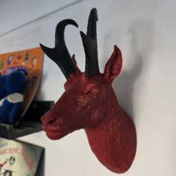 Pronghorn Wall Art - Animal Mount- 3D Printed - thumbnail 3