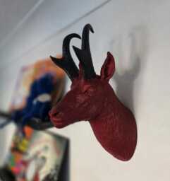 Pronghorn Wall Art - Animal Mount- 3D Printed - thumbnail 1