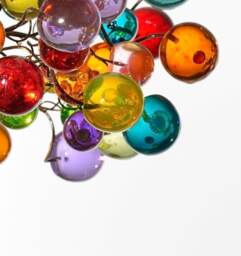 Bubbles Lighting, Ceiling Pendant Light With Multicolored Bubbles For Kitchen Island, Bedside - Modern Lighting - thumbnail 2