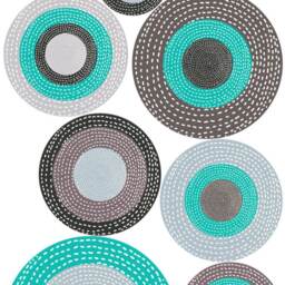 Polka Dot Wall Decals - Set Of 12 Circle Peel & Stick Stickers Serenity Collection - thumbnail 2