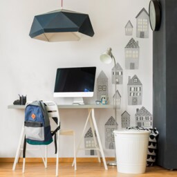 Evergreen Village - Large Fabric Wall Decal Mej - thumbnail 2