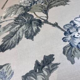 Thibaut Sussex Hydrangea Bristol Collection Slate & Linen Double Sided Cushion Cover Pillow Cover - thumbnail 4