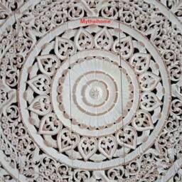 Queen Size Bed Bohemian Headboard 60 - thumbnail 3
