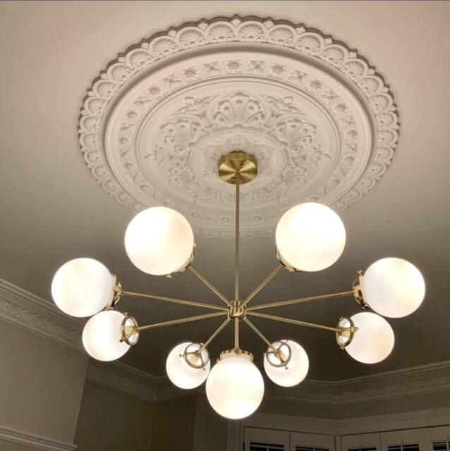 Gorgeous Mid Century Sputnik Chandelier Light Lamp , Large Modern Helio Handmade Ceiling Pendant Dining Hallway Kitchen 9 - image 1