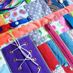 Busy Blanket For Demetia, Fidget Quilt Alzheimer's , Sensory Activity Mat Gift Parents Grandfather, Autism - thumbnail 3