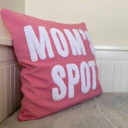 Personalized Mother's Day Embroidered Pillow, Custom Mom's Spot Gift Idea For Mother, First Present, Throw Pillow Cover - thumbnail 2