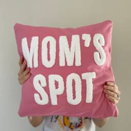 Personalized Mother's Day Embroidered Pillow, Custom Mom's Spot Gift Idea For Mother, First Present, Throw Pillow Cover - thumbnail 3
