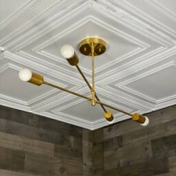 Ajax Modern 4 Light Mid Century Chandelier - thumbnail 3