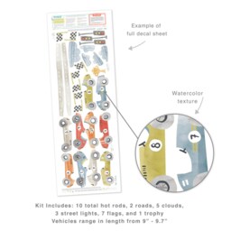 Hot Rod Kit - Small Peel-And-stick Wall Decals Mej - thumbnail 4