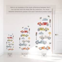 Hot Rod Kit - Small Peel-And-stick Wall Decals Mej - thumbnail 3