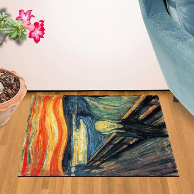 The Scream By Edvard Munch Doormat Rug - 24 X 36 - image 1