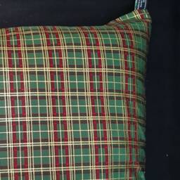 Christmas Red, Green & Gold Tartan Cushion Cover Fits 18 - thumbnail 2