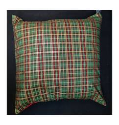 Christmas Red, Green & Gold Tartan Cushion Cover Fits 18