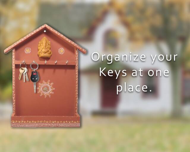 Key Holder - Organizer Mail & Wooden Hanging Wall #organizer #keyholder #wallkeyholder #keychain - image 1