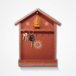 Key Holder - Organizer Mail & Wooden Hanging Wall #organizer #keyholder #wallkeyholder #keychain - thumbnail 3