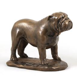 Bulldog, Exclusive Dog On Base Statue, Limited Edition, Artdog - thumbnail 2